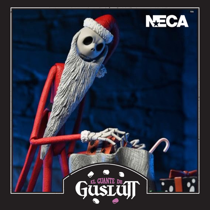 Figura NECA The Nightmare Before Christmas Santa Jack Versión Ultimate