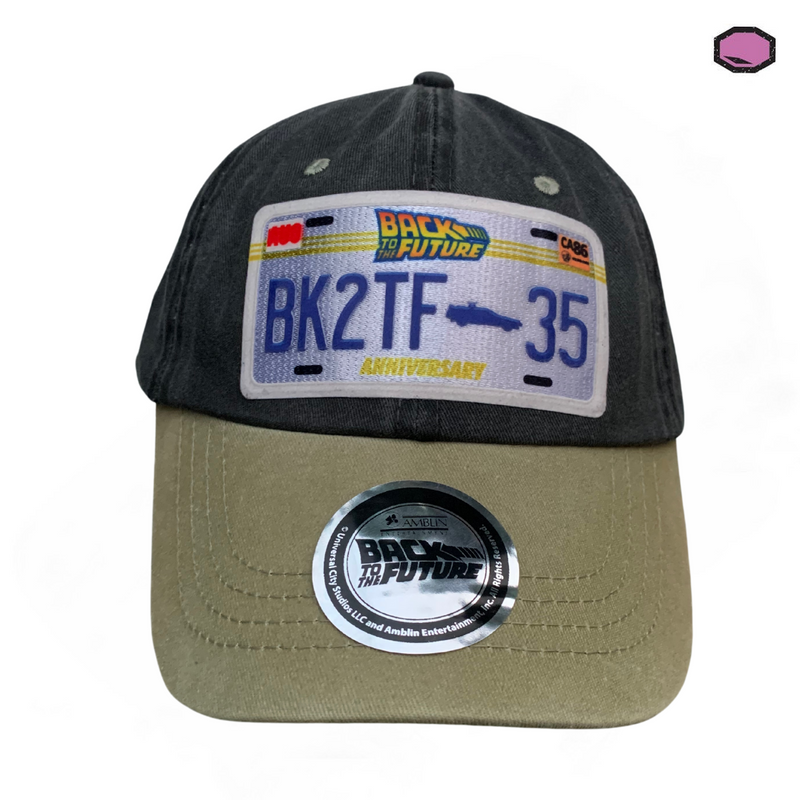 Gorra Back to the Future 35th Anniversary Gris-Beige Vintage