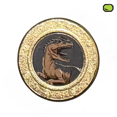 Moneda Conmemorativa Jurassic World Versión Allosaurus Edición Limitada