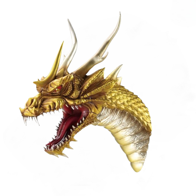 Head Magnet Godzilla Grand King Ghidorah (1998) Ichiban Kuji G Prize — Edición Japonesa 70 Aniversario