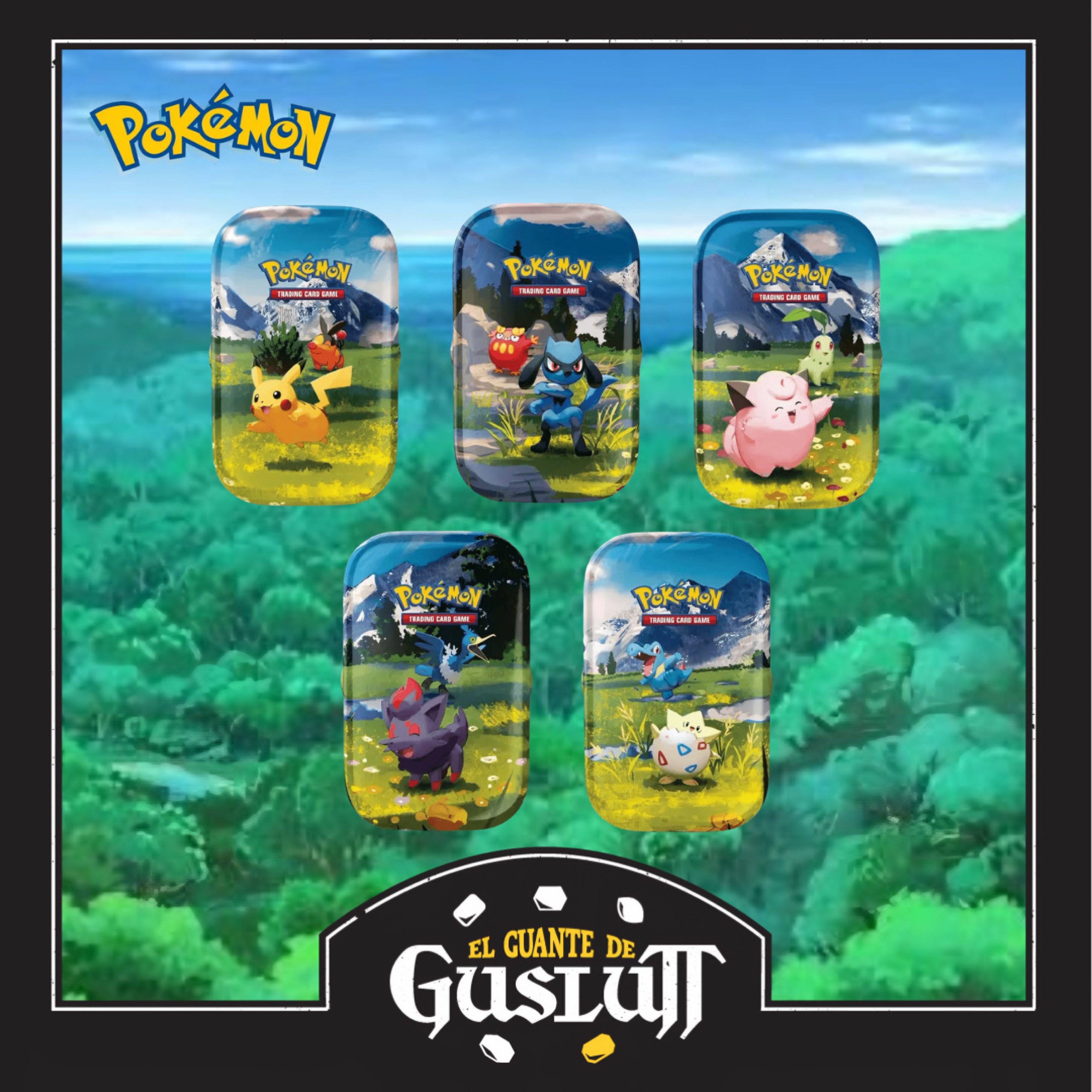 TCG Pokémon Tin Edición Español (Estuche al azar)