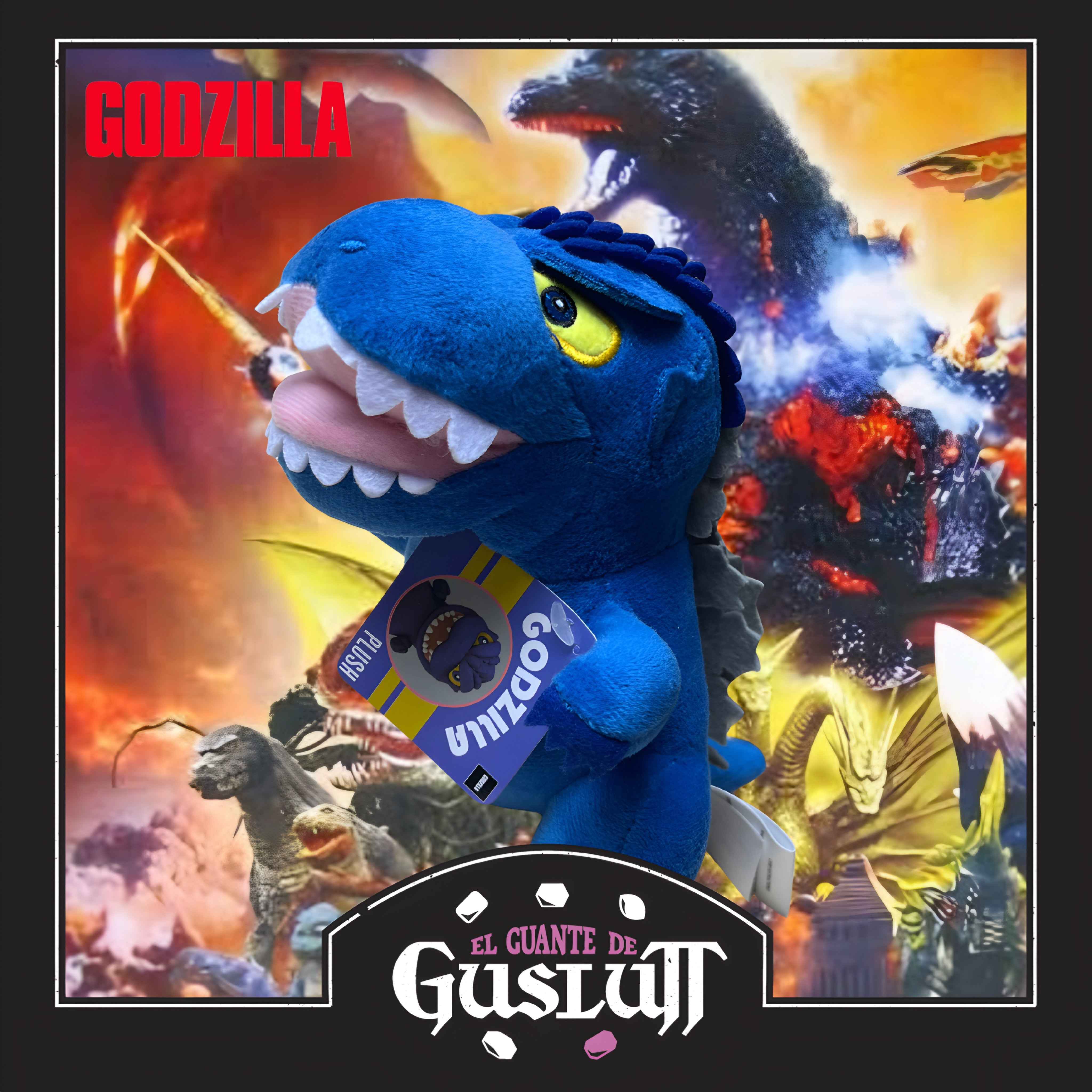 Peluche Godzilla Heisei Era Azul