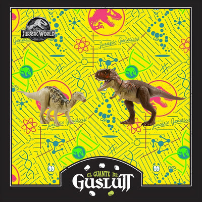 Set de Figuras Jurassic World Survival Instincts Iguanodon & Skorpiovenator Pack Exclusivo con Acción de Batalla y Sonido