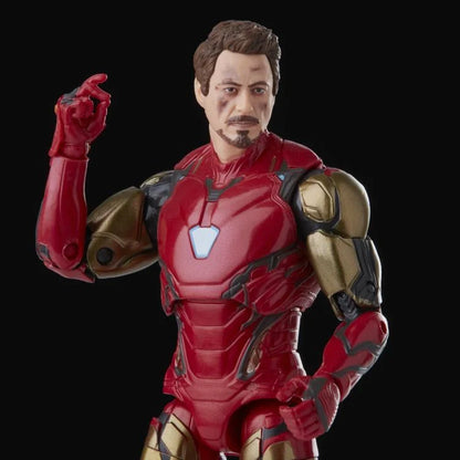 Set de Figuras Marvel Legends Infinity Saga Iron Man Mark 85 vs Thanos Escala 6 Pulgadas