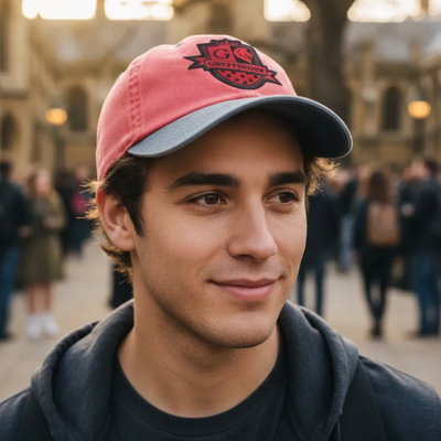 Gorra Harry Potter House of Gryffindor Roja-Azul Vintage