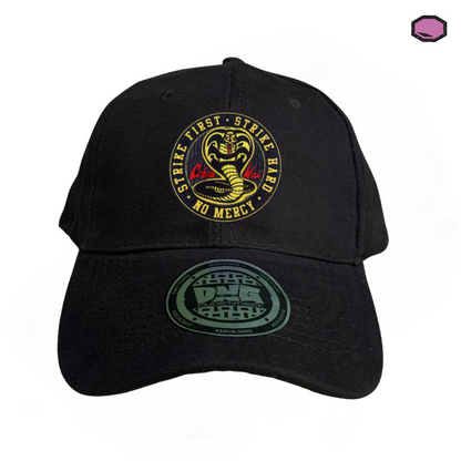 Gorra Cobra Kai “No Mercy” Negra