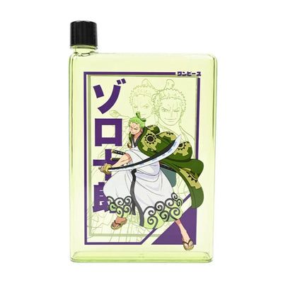 Botella Plana One Piece Wano Roronoa Zoro Edición Limitada de 750 ml