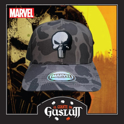 Gorra Marvel The Punisher Camo Tipo Trucker Premium