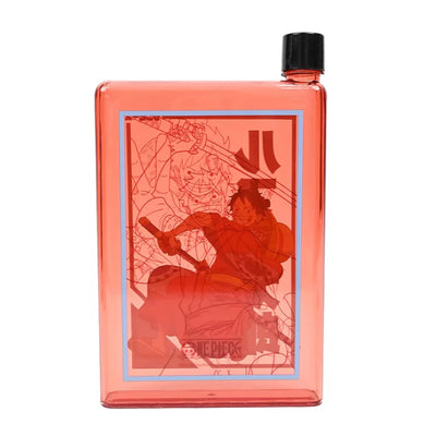 Botella Plana One Piece Wano Luffy D. Monkey Edición Limitada de 750 ml