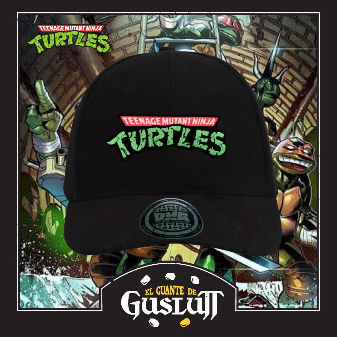 Gorra Tortugas Ninja TMNT Logo Negra