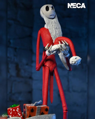 Figura NECA The Nightmare Before Christmas Santa Jack Versión Ultimate