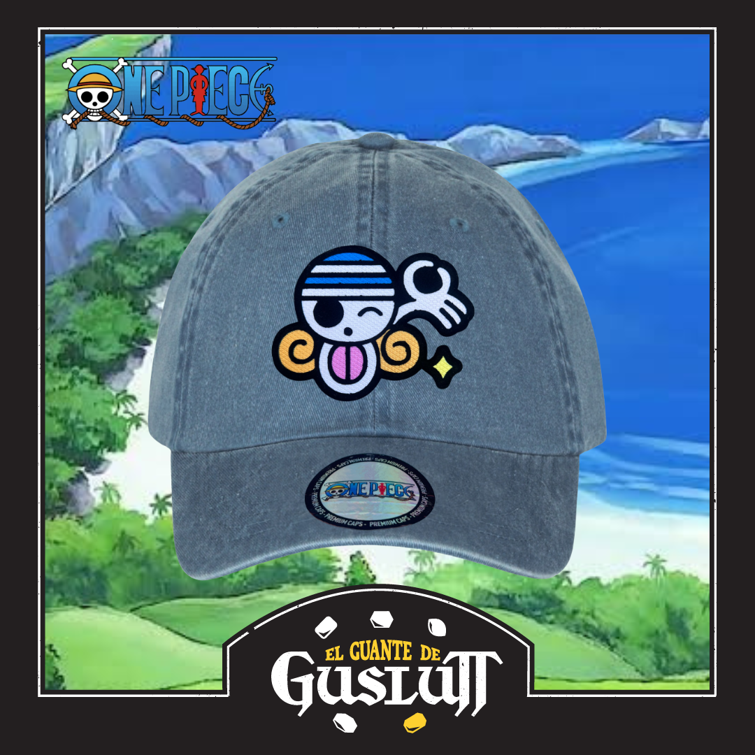 Gorra One Piece Bandera Nami Azul Tipo Deslavada