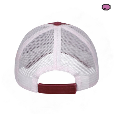 Gorra A Nightmare on Elm Street Dream Big Roja/Blanca Tipo Trucker Deslavada