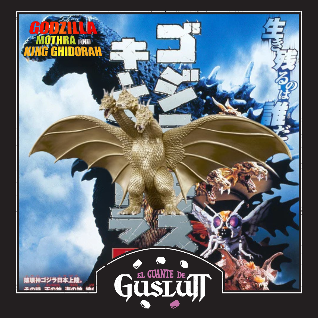 Figura de Vinilo Suave Bandai Namco Godzilla Movie Monster Series King Ghidorah (2001) Escala 1:10