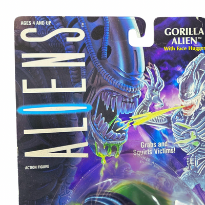 Figura Retro Kenner Gorilla Alien Versión Azul con acción de ataque