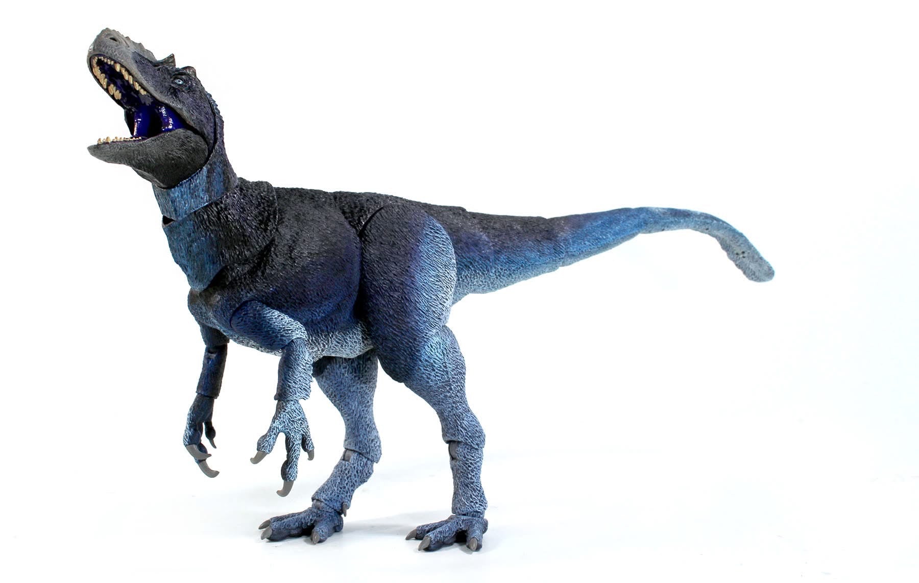 Figura Cyberzoic Yutyrannus Huali Edición Azul Escala 1/18