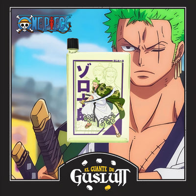 Botella Plana One Piece Wano Roronoa Zoro Edición Limitada de 750 ml