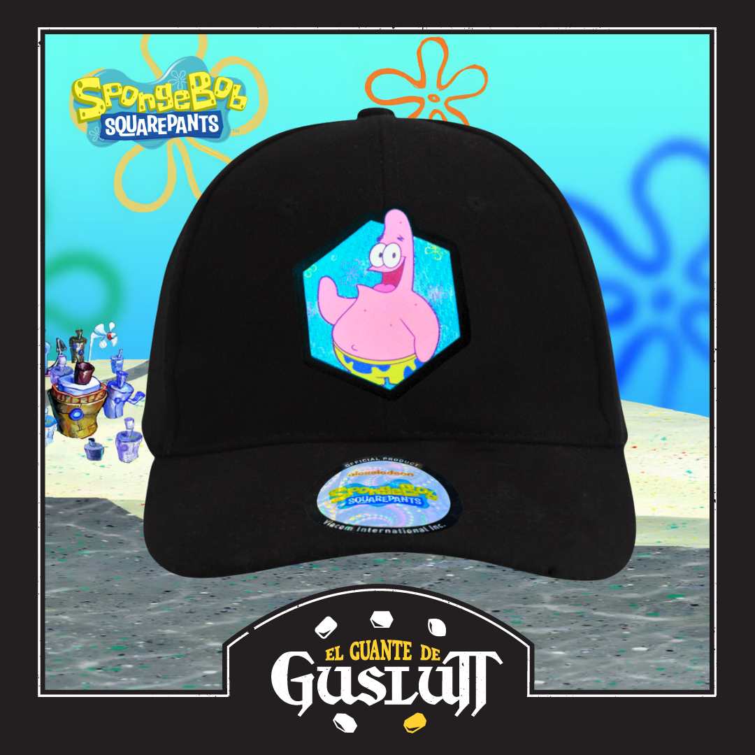 Gorra Nickelodeon Patricio Estrella Negra