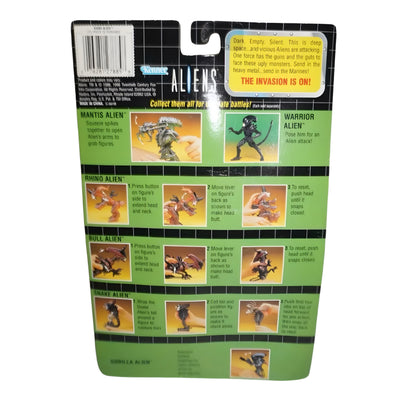 Figura Retro Kenner Rhino Alien Versión Gris con acción de ataque