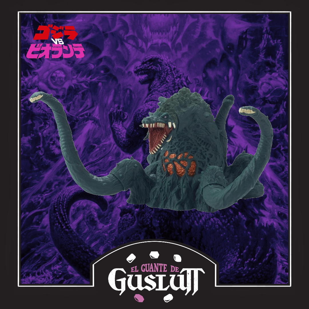 Figura de Vinilo Suave Bandai Namco Godzilla Movie Monster Series Godzilla vs Biollante (1989) Escala 1:10