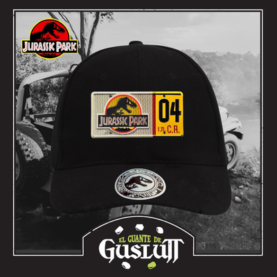 Gorra Jurassic Park License Plate Negra