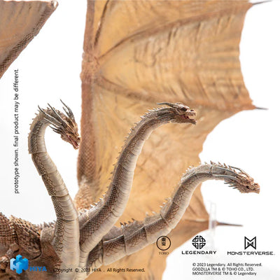 Figura Hiya Toys Godzilla King of the Monsters King Ghidorah Versión 2019 Escala 1/10