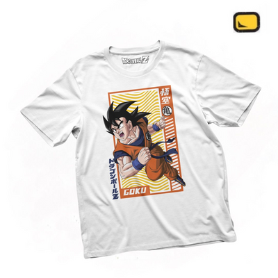 Playera Dragon Ball Z Son Goku Blanca