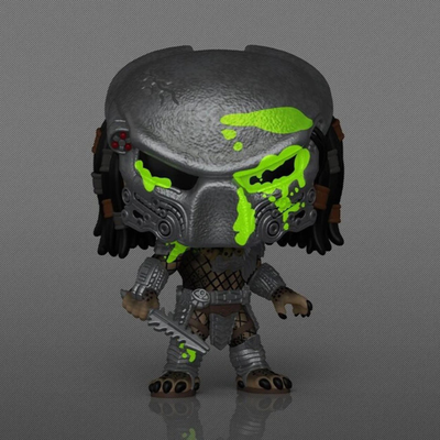 Figura Funko Pop Aliens vs Predator: Requiem Bull Predator Edición Especial Glows in the Dark