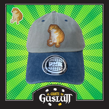 Gorra Cheems Beige-Azul Vintage