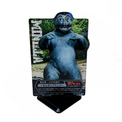Tarjeta Acrílica con base Minilla (1967) Ichiban Kuji F Prize — Edición Japonesa