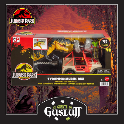 Set de Figuras Jurassic World Clásicos 1993 Set de Captura Tyrannosaurus Rex Exclusivo