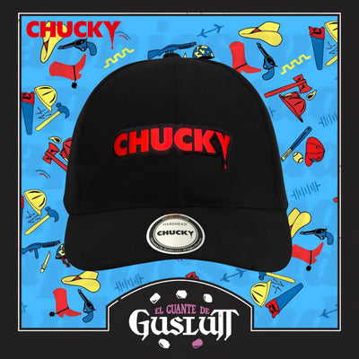 Gorra Chucky Logo Clásico Negra