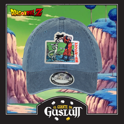 Gorra Dragon Ball Z “Goku vs Freezer” Azul Vintage