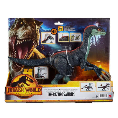 Figura Jurassic World Dominion Therizinosaurus con Acción de Batalla y Sonido