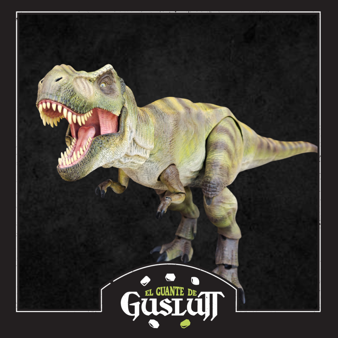 Figura Tyrannosaurus Rex King of Jurassic Premium Series Escala 1/18