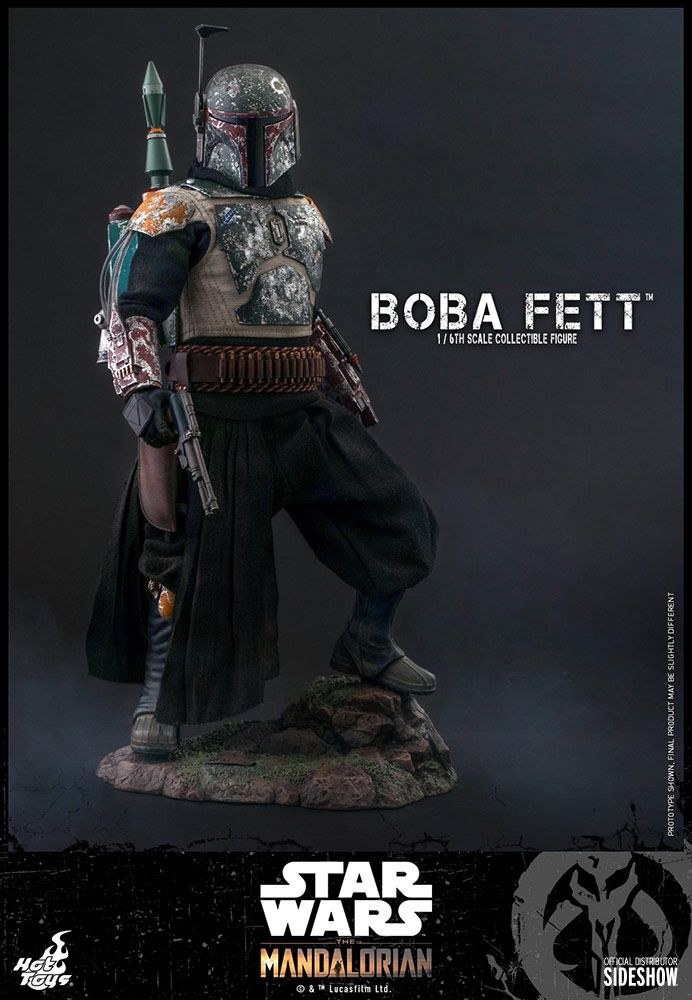 Figura Hot Toys Star Wars The Mandalorian Boba Fett Escala 1/6