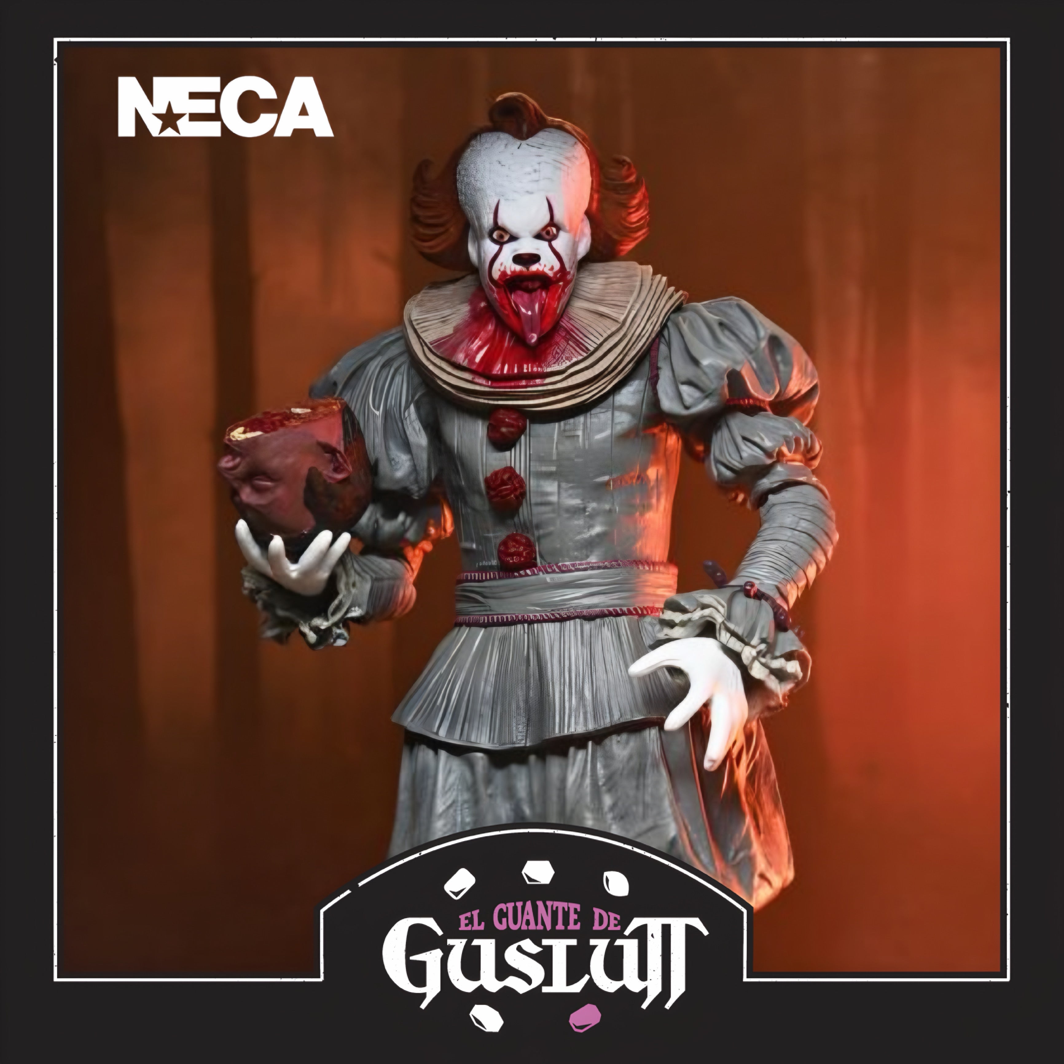 Figura NECA IT Welcome to Derry Pennywise Versión Ultimate