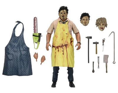 Figura NECA The Texas Chainsaw Massacre Leatherface Edición 50 Aniversario Versión Ultimate