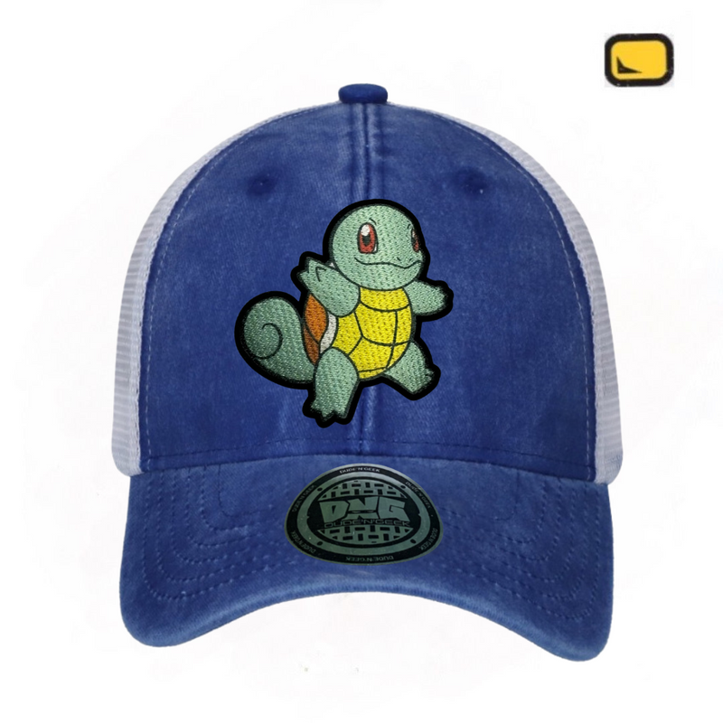 Gorra Pokémon “Squirtle” Azul-Blanca Trucker