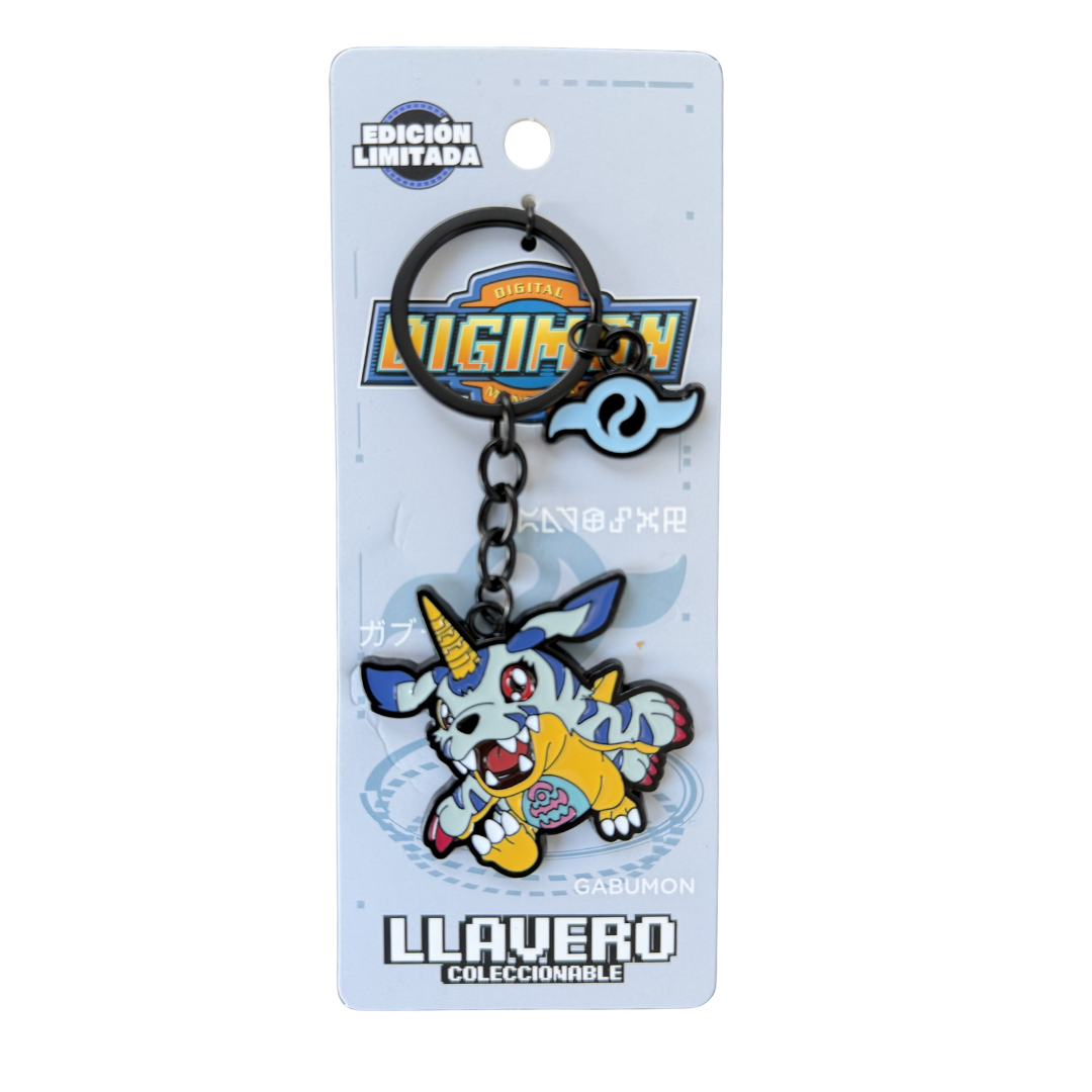 Llavero Digimon Gabumon Metálico Edición Limitada