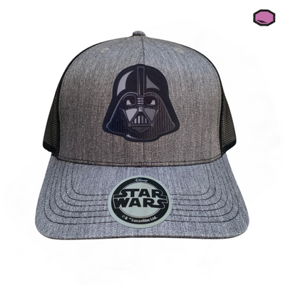 Gorra Star Wars Darth Vader Sith Lord Gris/Negra Tipo Trucker Premium
