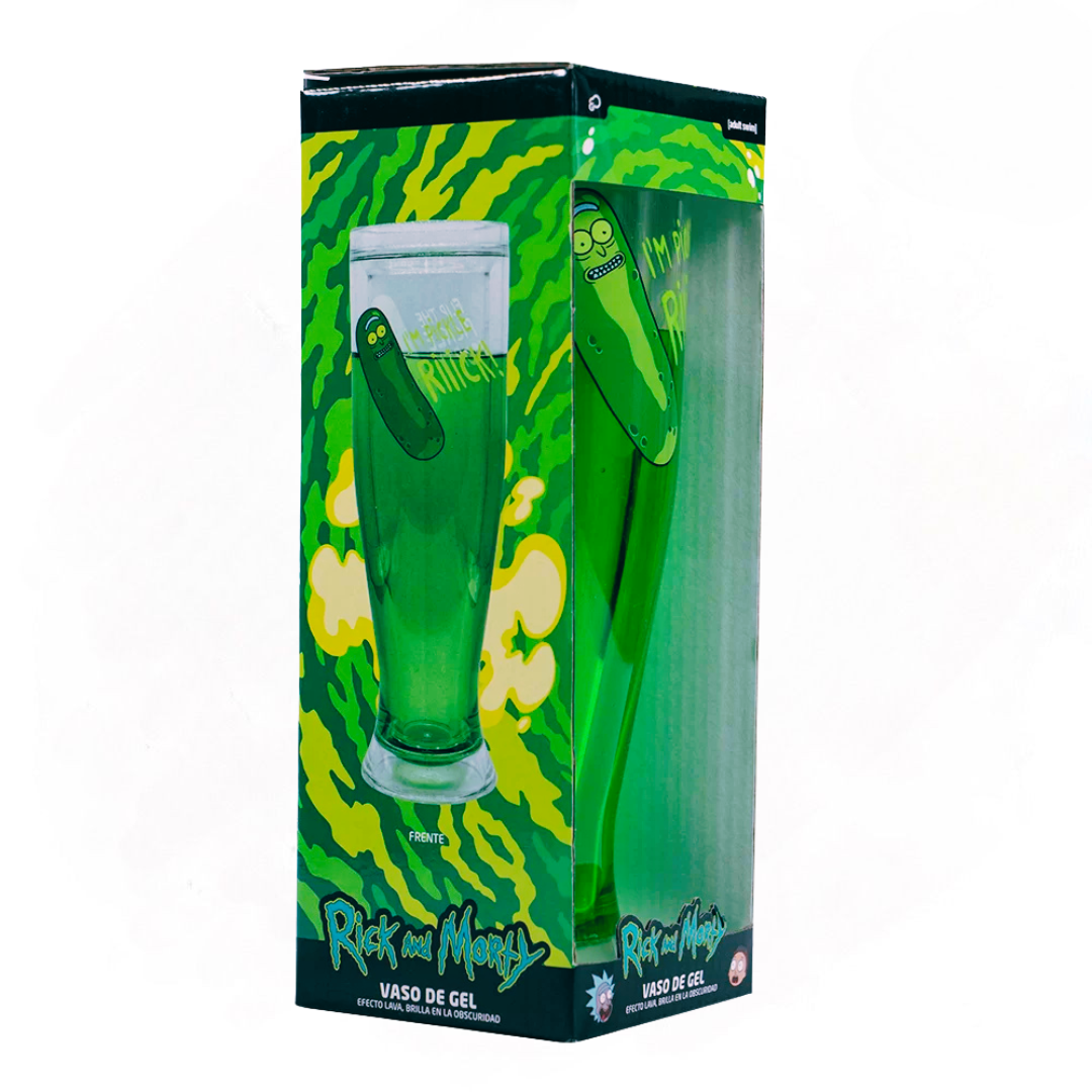 Vaso Rick and Morty “Pickle Rick” Glow in the Dark