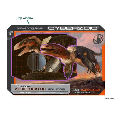 Figura Cyberzoic Achillobator Giganticus Escala 1/18