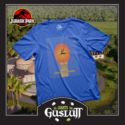 Playera Jurassic Park Mosquito Azul
