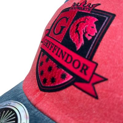 Gorra Harry Potter Casa Gryffindor Roja-Azul Vintage