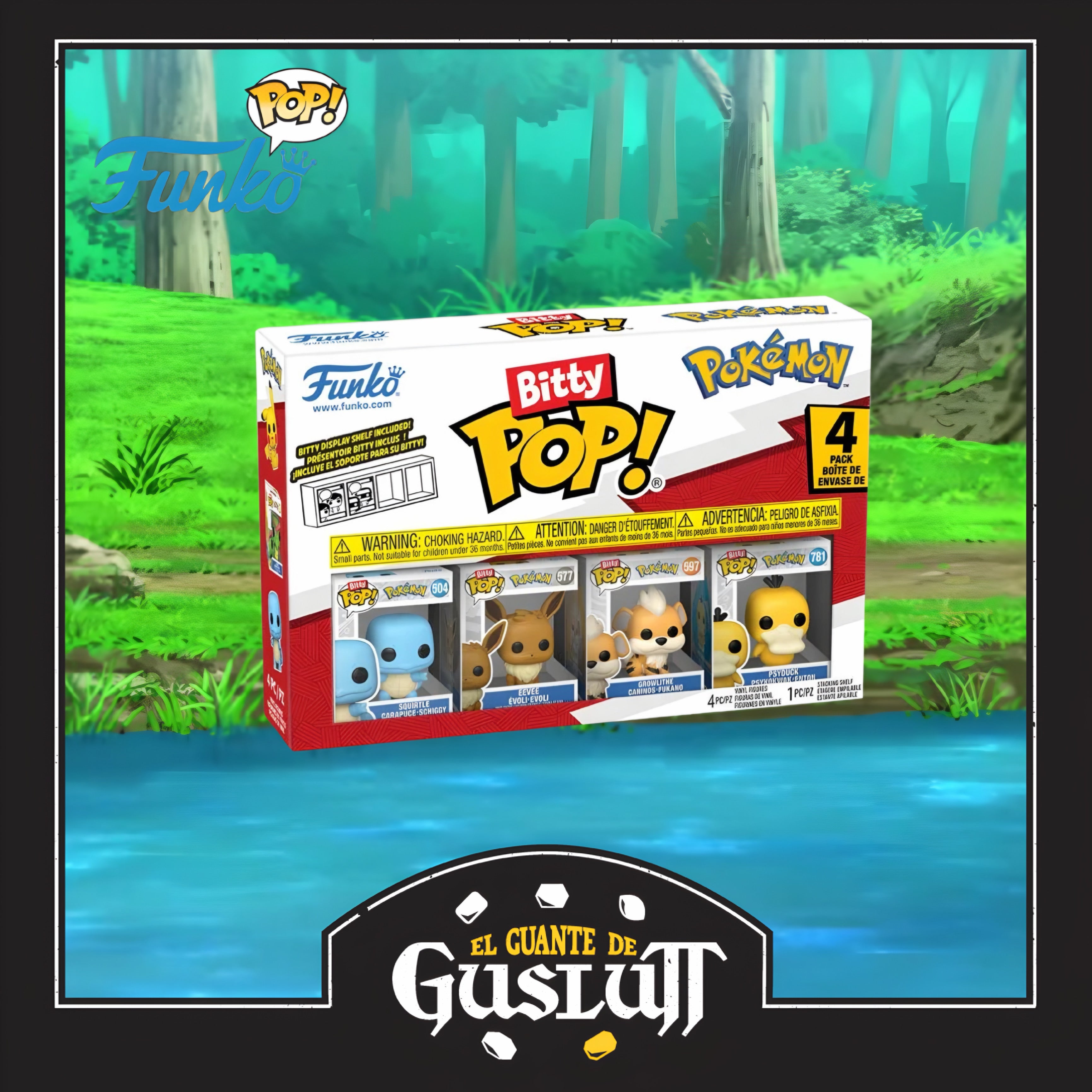 Set de Mini Figuras Funko Bitty Pop Pokémon