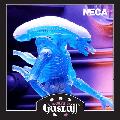Figura NECA Tributo a Kenner Warrior Alien Versión Azul