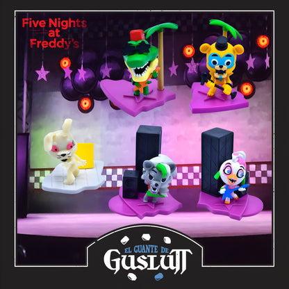 Mini Diorama Five Nights at Freddy’s (Construible al azar)