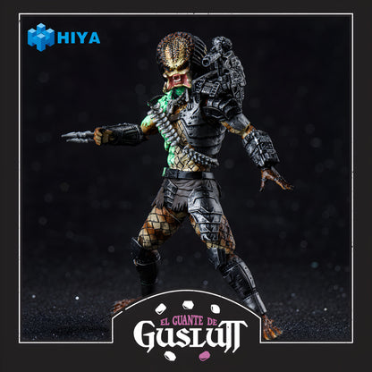 Figura Hiya Toys Jungle Hunter Predator (Battle Damage) PX Previews Exclusive Escala 1/18