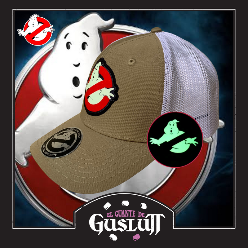 Gorra Ghostbusters Beige-Blanco Glow in the Dark Premium